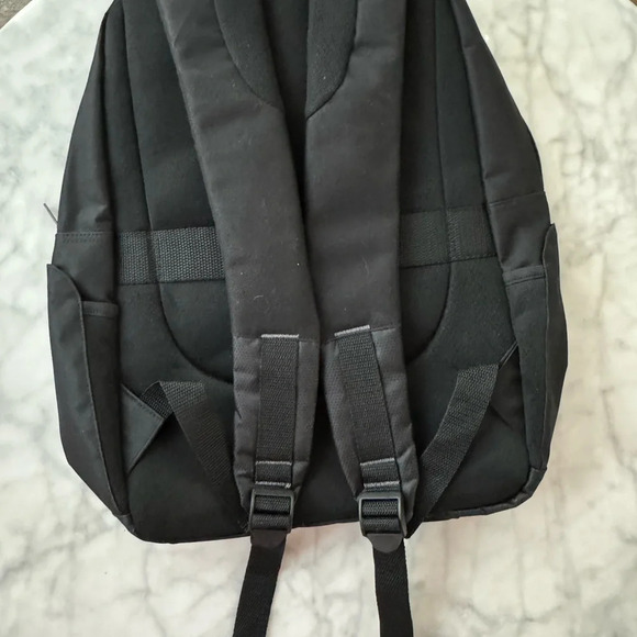 Black Backpack with 3 compartments for stuff NWOT 12x17x4 - Picture 5 of 10